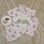 بيجامة بأزرار من 3 قطع